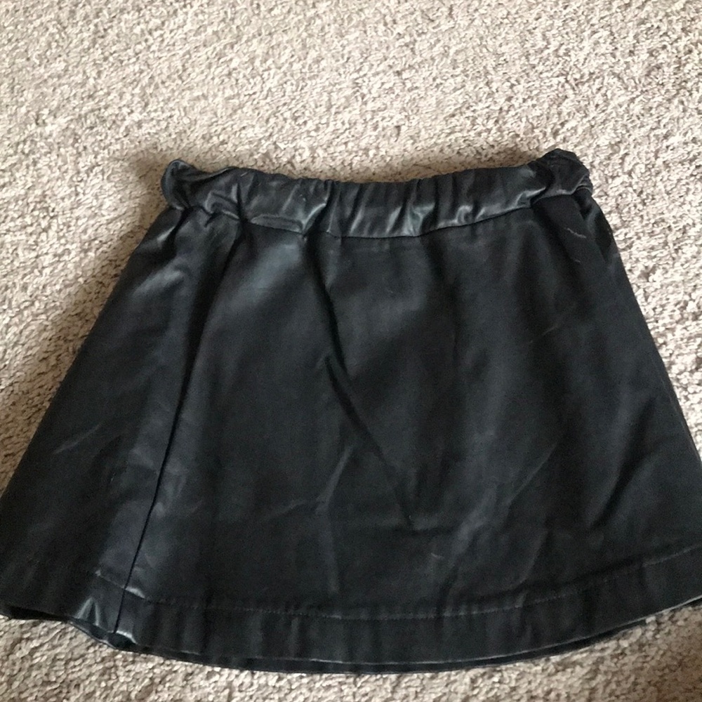 Black Polyester Skirt
